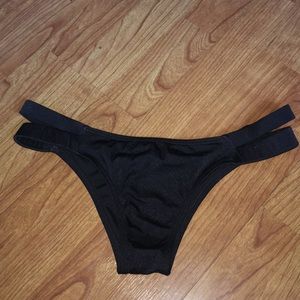 victoria secret black swim suit bottoms
